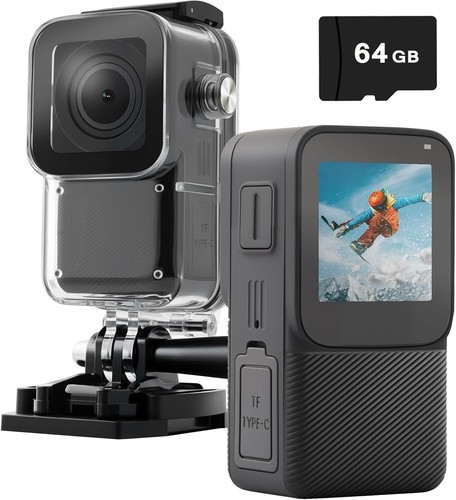 Action camera mini subacquea - camera,