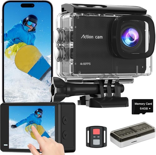 Action camera 48mp wifi - action,