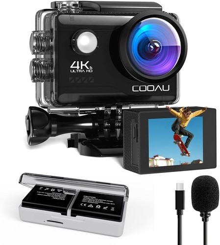 Cooau action cam - cooau, 64mp