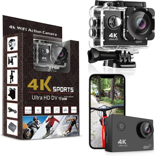 Action camera ultra hd - action,